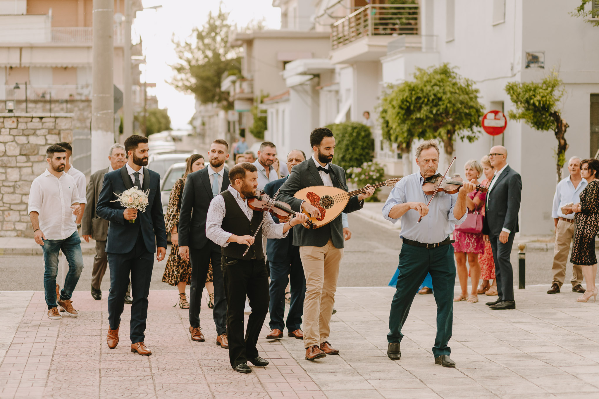 Traditional Greek wedding in Mesologgi