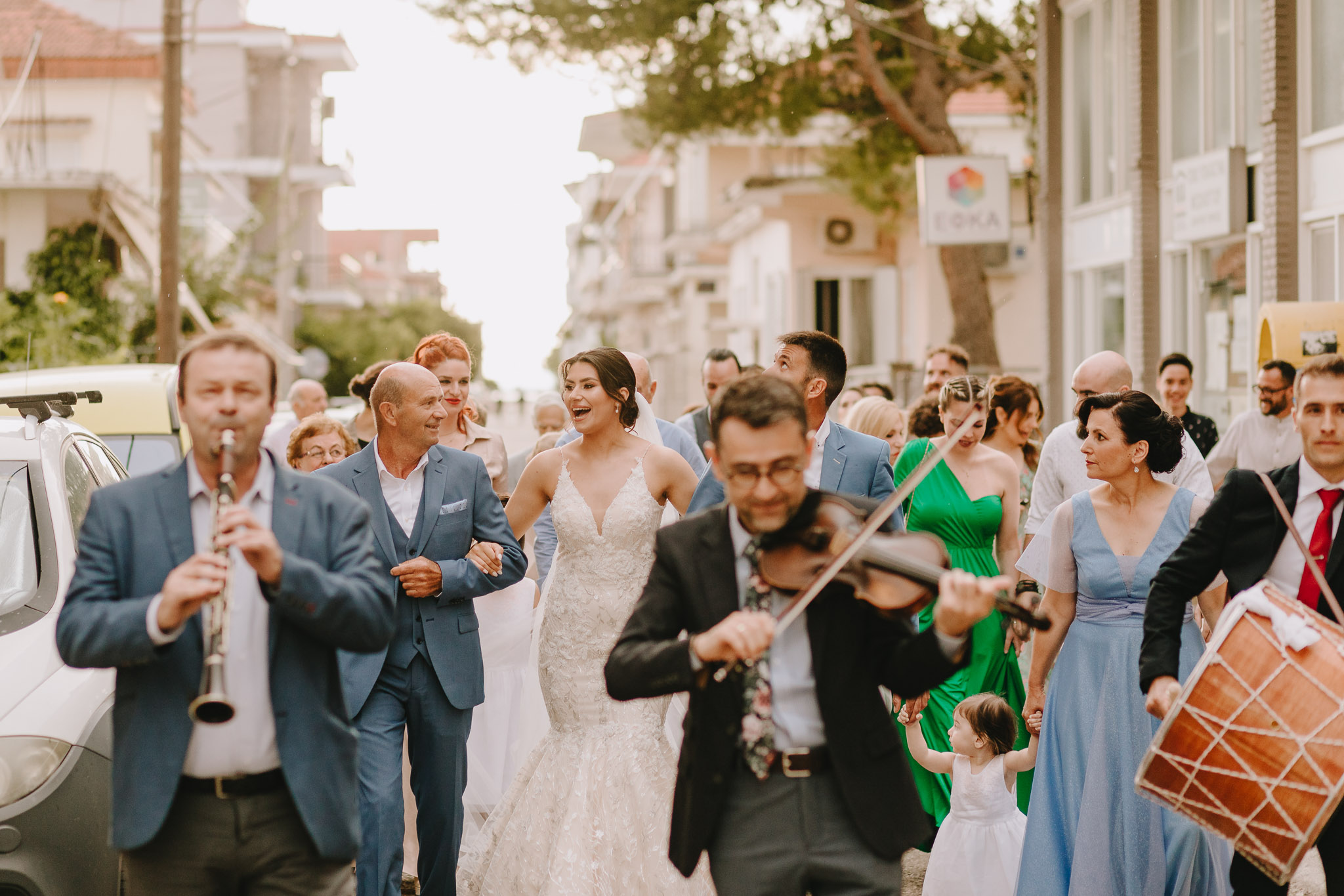Traditional Greek wedding in Mesologgi